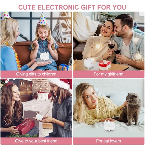 Portable Bluetooth Speaker Cute Cat Mini Wireless Speakers With Loud Stereo Soun - Picture 7 of 8
