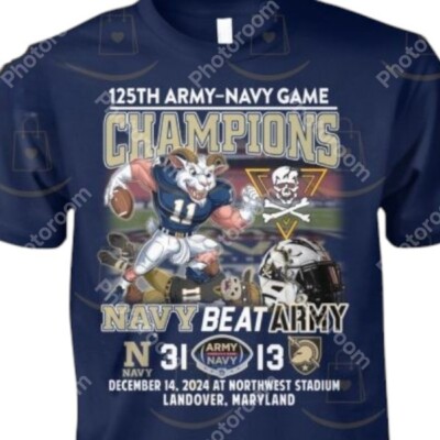 HOT 125th Army – Navy Game Champ Navy Midshipmen Beat Black Knights  Unisex