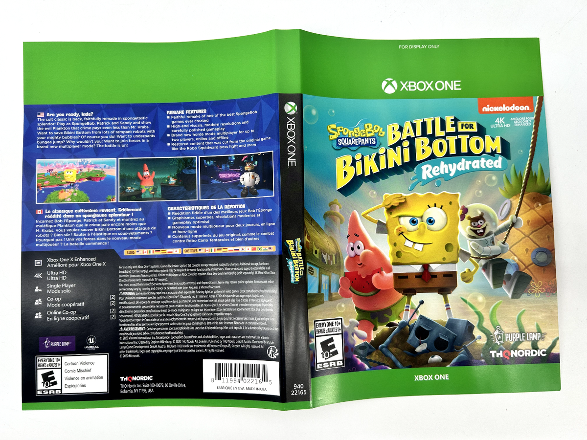 Spongebob Squarepants: Battle for Bikini Bottom - Rehydrated