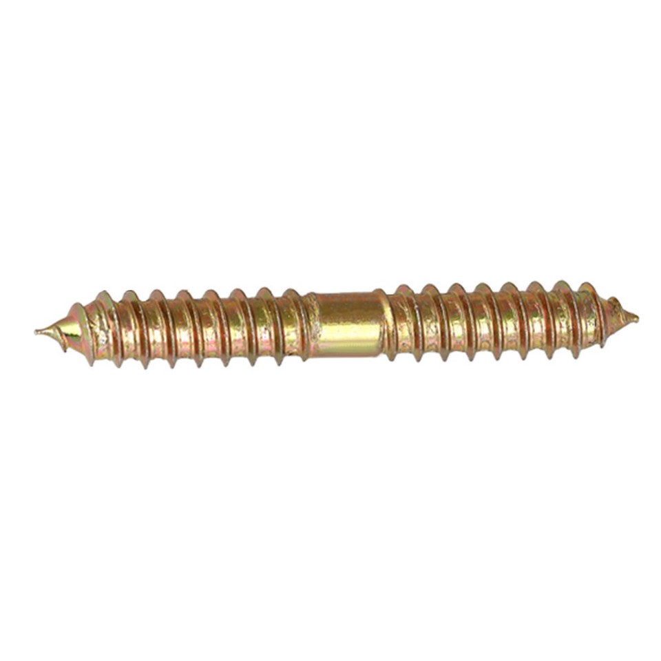 Double Ended Dowel Screw Wood Threaded Self Tapping Rod Bar Bolts Stud ...