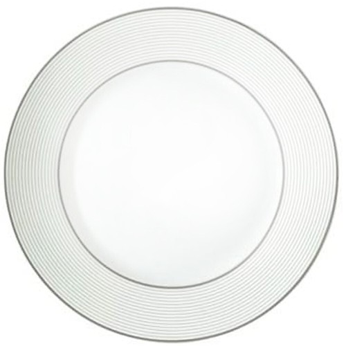 MILLE RAIES by Raynaud Platinum Trim Dinner Plate 10.25" NEW NEVER USED France - Picture 2 of 8