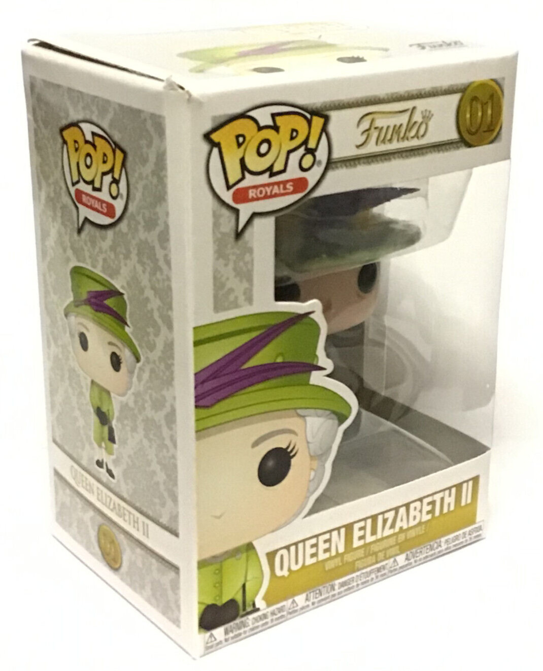 Queen Elizabeth Ii Green Outfit Royal Family Pop Royals 01 Figur Funko