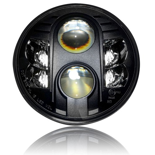 7 Inch Motorcycle Black Projector 80W 