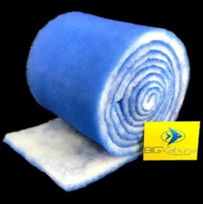 15-FT ROLL BLUE BONDED AQUARIUM FILTER MEDIA PAD 12" X 15' FILTER FIBER FLOSS