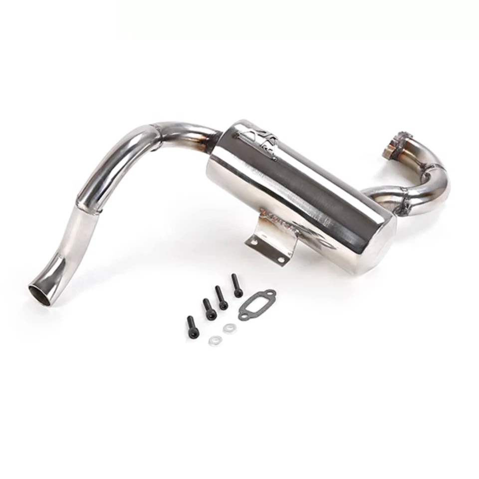 Edelstahl Abgestimmter Auspuffrohr für Hot Hatch 1/5 Rovan Rofun F5 RF5 T5 MCD - Bild 3 von 4