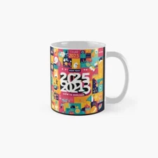 Resolution, future pattern, year 2025 3 Classic Mug , Gift For Family