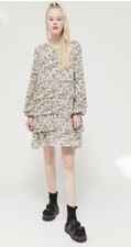 NWT Urban Outfitters Sz Small Rachele Tiered Babydoll Floral Dress
