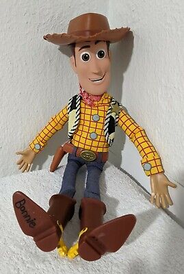 Disney Toy Story 4 Woody Pull String Doll 15 Tall w/ Bonnie on Boot