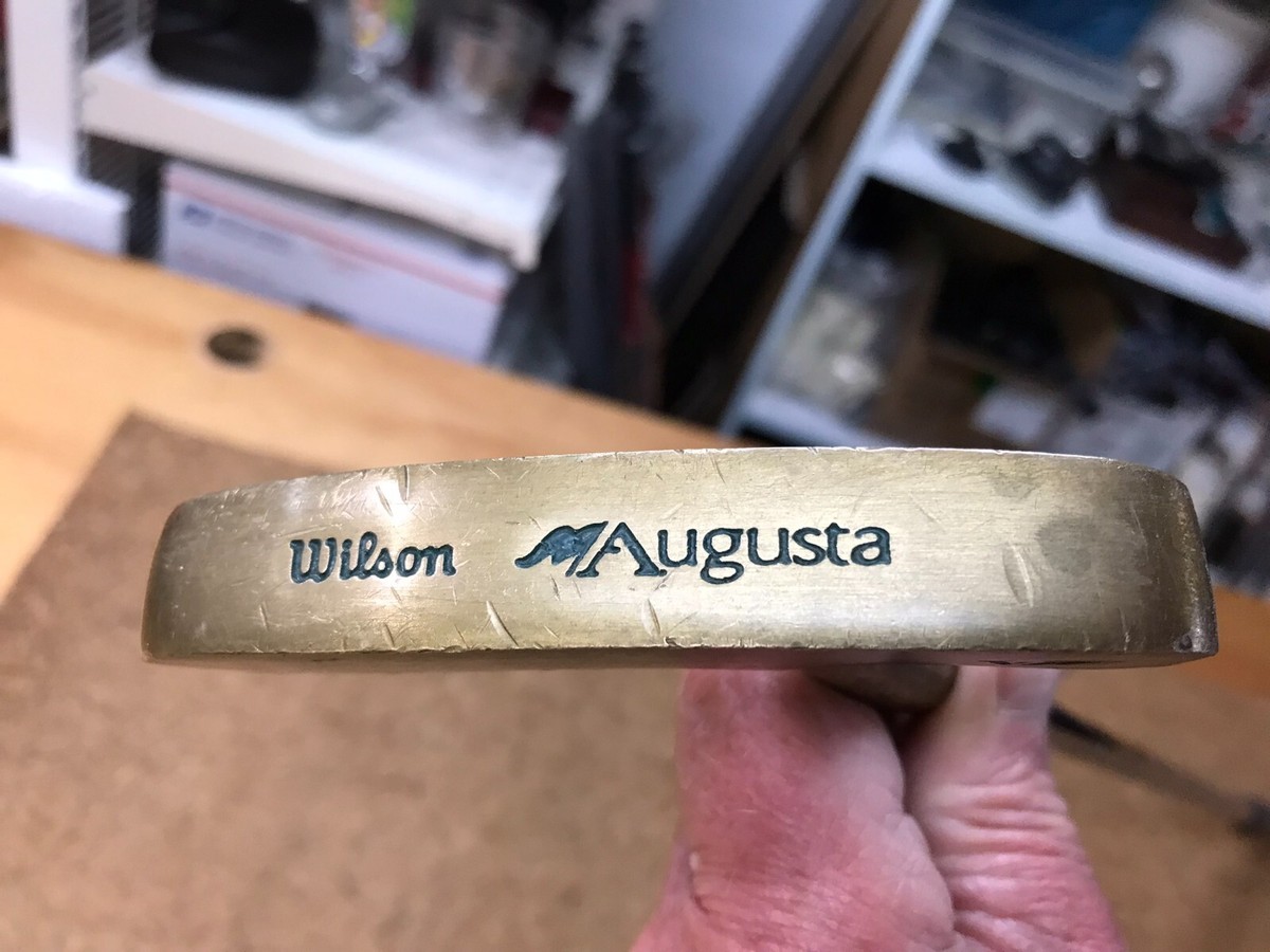 Putter Lame Vintage Wilson Augusta 35 Pouces – Laiton, Main Droite Ou Gauche