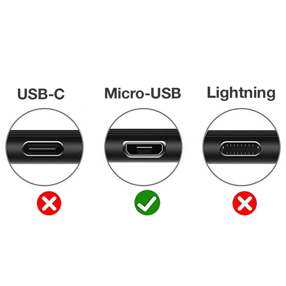 Original Verizon Black 6FT micro-USB Charge Data Cable w/LED for Galaxy S7/S6/S4 - Image 3 of 4