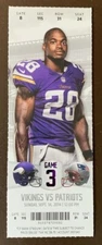 Minnesota Vikings 9/14/2014 NFL ticket stub vs New England Patriots