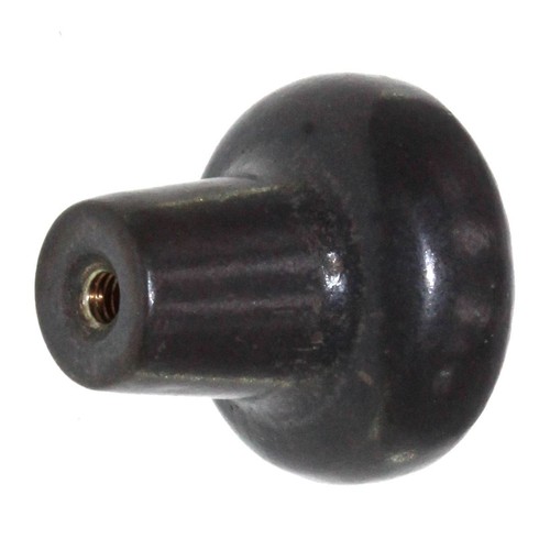 Schaub Mountain 1 1/4" Cast Bronze Cabinet Knob Antique Bronze 771-AZ - Picture 3 of 3