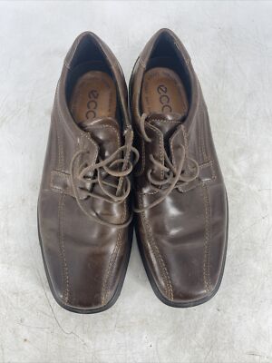 ECCO Brown Leather Shoes Oxfords Mens Size 41 | eBay display picture 2