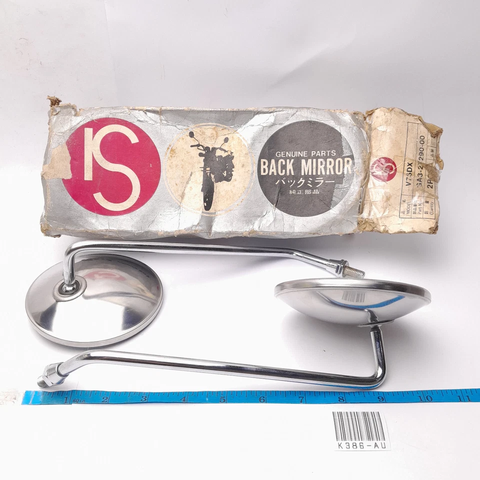 Espejo retrovisor Yamaha V75DX puede adaptarse a YL1 YL2 MJ2 MF3 V50 V70 V75 V80 V90 DT100 NUEVO #1 Foto 4 de 4