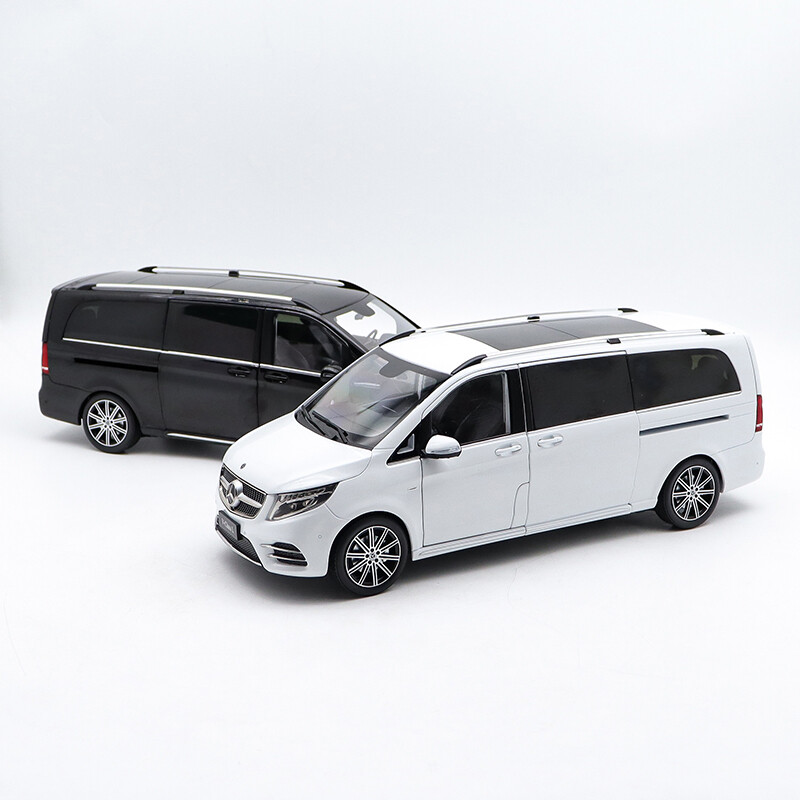 Mercedes benz 1:18V260L Vクラス MPV モデル Original 1/18 Benz V-Class L V260L MPV Diecast Model Car
