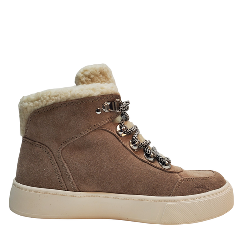 Marc Fisher Women's Summa Active Lace up Sneakers Suede Light Natural 5.5M M... - Picture 3 of 8