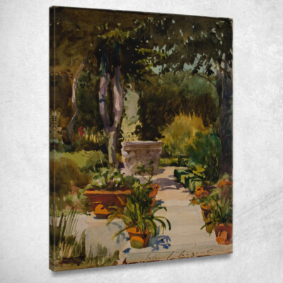 Der Garten der Frau Thayer, Massachusetts John Singer Sargent, jss198 Quad