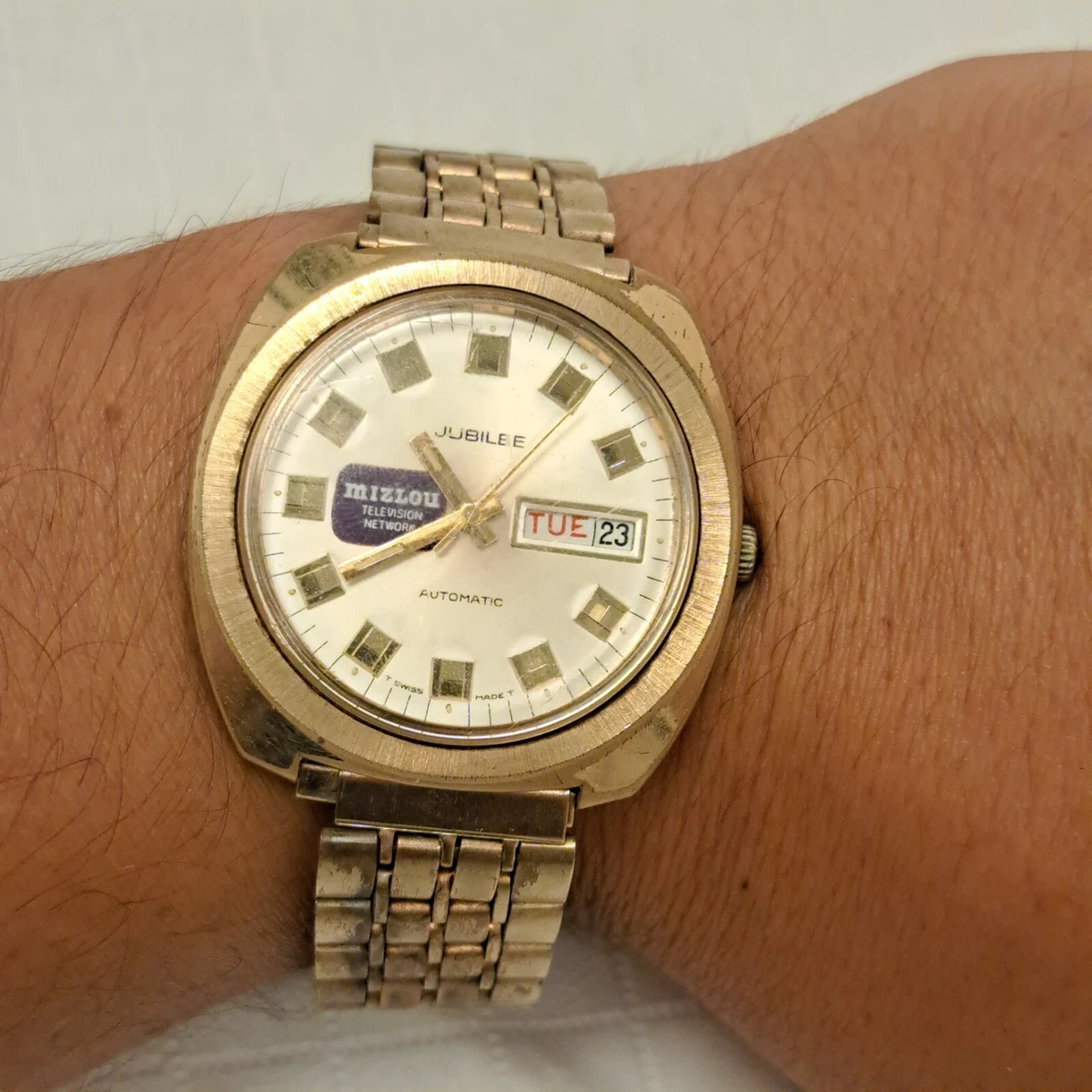 Vintage jubilee automatic clearance watch