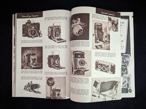 RÉPERTOIRE D'APPAREILS PHOTO vintage 1952 livre Fawcett ~ Appareils photo accessoires équipement 144 pp - Photo 14/18