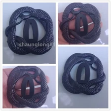 Alloy Handguard Tsuba Guard Japanese Katana Samurai Sword Fitting Snake Theme