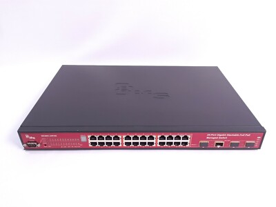 Interlogix NS3601-24P/4S-B 24-Port Gigabit Stackable Managed PoE