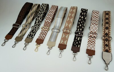 cm breiter Taschengurt Schultergurt Tragegurt Tasche Schulterriemen Braun 