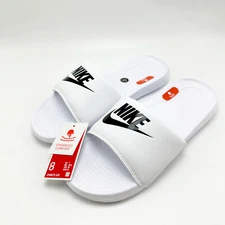 *NEW* Men NIKE VICTORI ONE SLIDES WHITE (CN9675 100), Sz 6.0 - 13.0