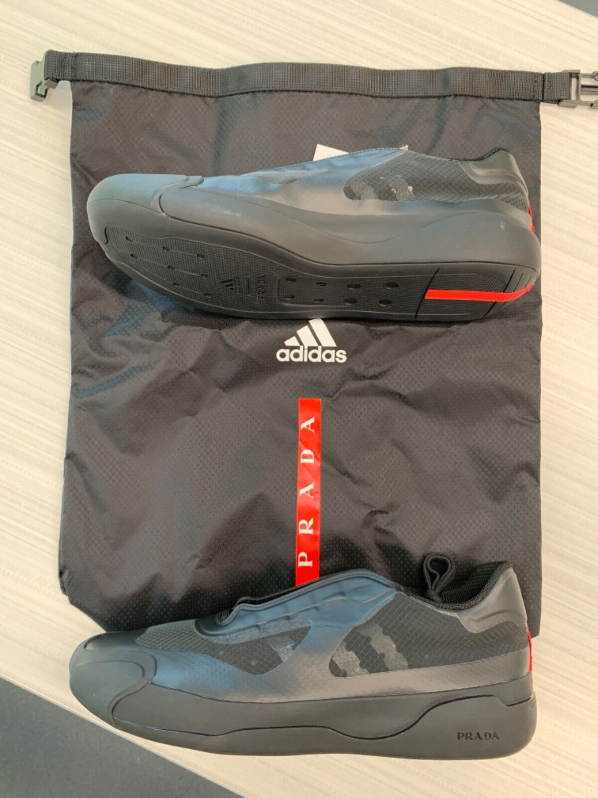 Adidas x Prada Luna Rossa    Black  US 9 G DEADSTOCK