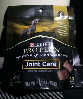 Purina Pro Plan Small/ Medium Dogs Joint Care Supplement with Glucosamine 30 Ct