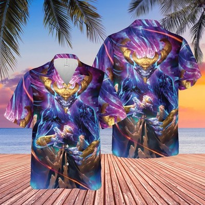 Aurelion Sol Hawaiian Shirt - LoL The Star Forger Graphic