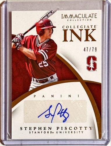 Stephen Piscotty 2015 Immaculate Collection Collegiate Ink Auto #40 47/79