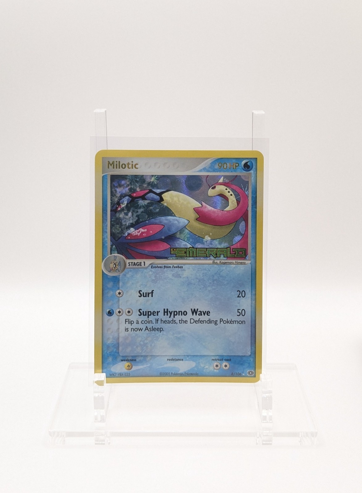 Pokemon EX EMERALD - #8/106 Milotic - ENG - Reverse Holo - Near Mint