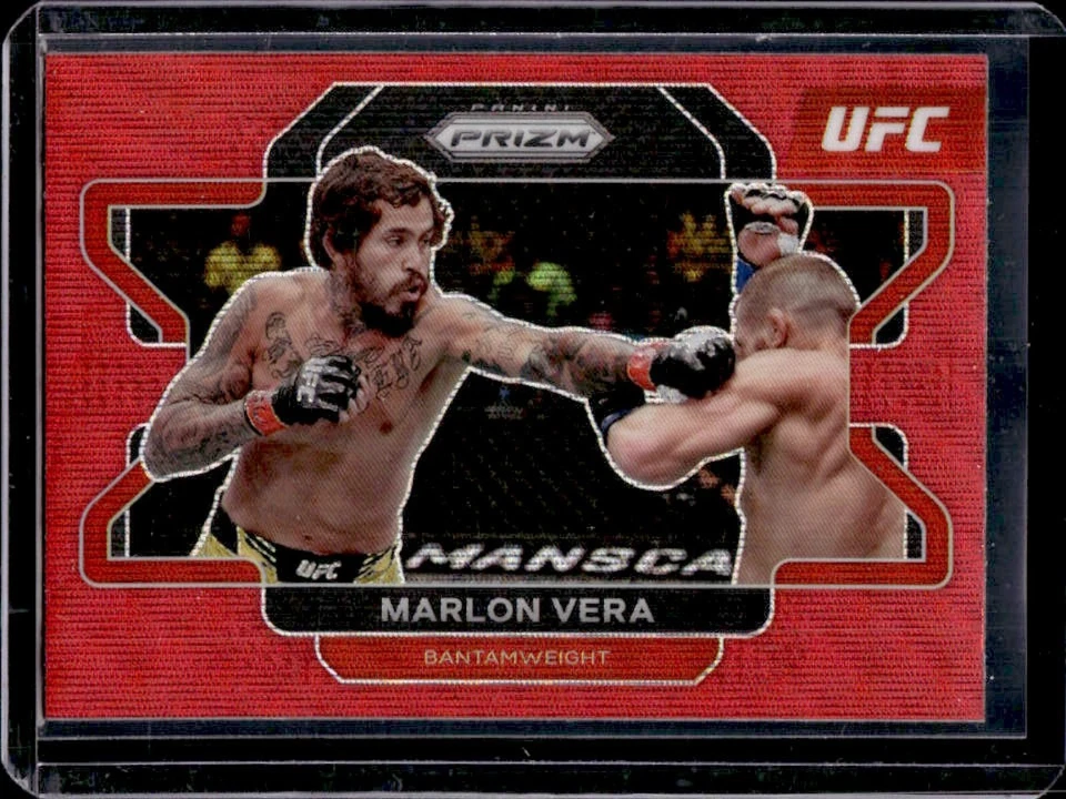 2022 Panini Prizm UFC Marlon Vera Ruby Wave #56 - Image 1 of 2
