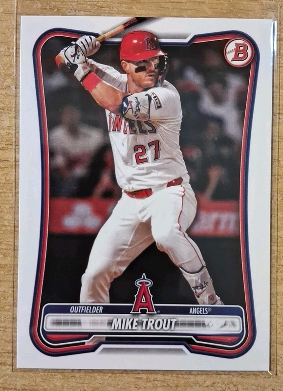 2026 BOWMAN MIKE TROUT #100 LOS ANGELES ANGELS 