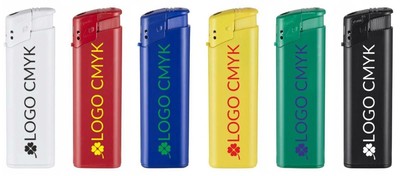 Werbefeuerzeug Feuerzeug mit vollfarbigem Druck Logo Text UV-Druck 100 Stück    