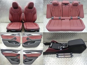 BMW X4 G02 LCI SPORT Lederausstattung Sitze Seats UPHOLSTERY 30 km