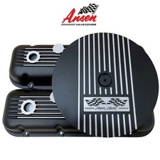 Big Block Chevy Super Sport Flag Logo Black Valve Covers 13 Air Cleaner Kit Big Block Chevy Super Sport Flag Logo Black Valve Covers 13 Air Cleaner Kit