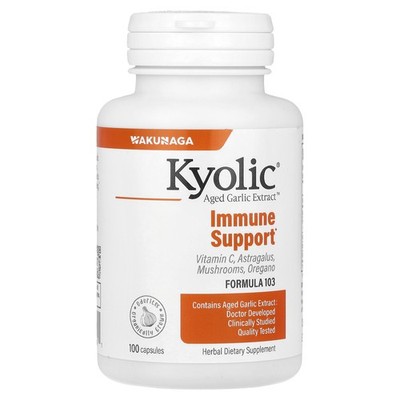 Aged Garlic Extract , Immune Support, Formula 103, 100 Capsules