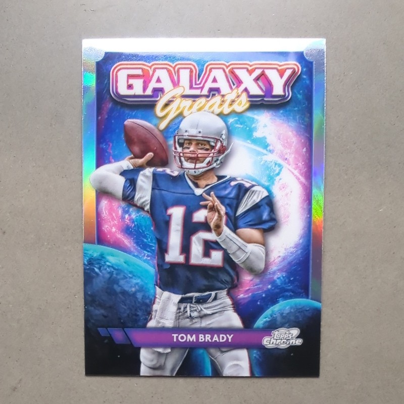 Tom Brady 2024 Topps Cosmic Chrome Tom Brady Galaxy Greats Refractor #GG-6 a