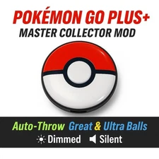Pokemon GO Plus + MOD Autothrow Great & Ultra - Master Collector Mod - Plus Plus