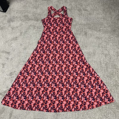 Pact Dress Womens Large Coral Floral Maxi Fit & Flare Organic Cotton Pockets | eBay Pact Dress Womens Large Coral Floral Maxi Fit & Flare Organic Cotton Pockets | eBay
