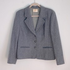 Pendleton 100 virgin wool 3 button career professional blazer