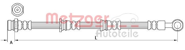 Fits METZGER 4110917 BRAKE JOSE