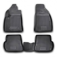 Gummi-FußMatten Ford Fusion 2002-2012 Novline Passgenau Auto Set
