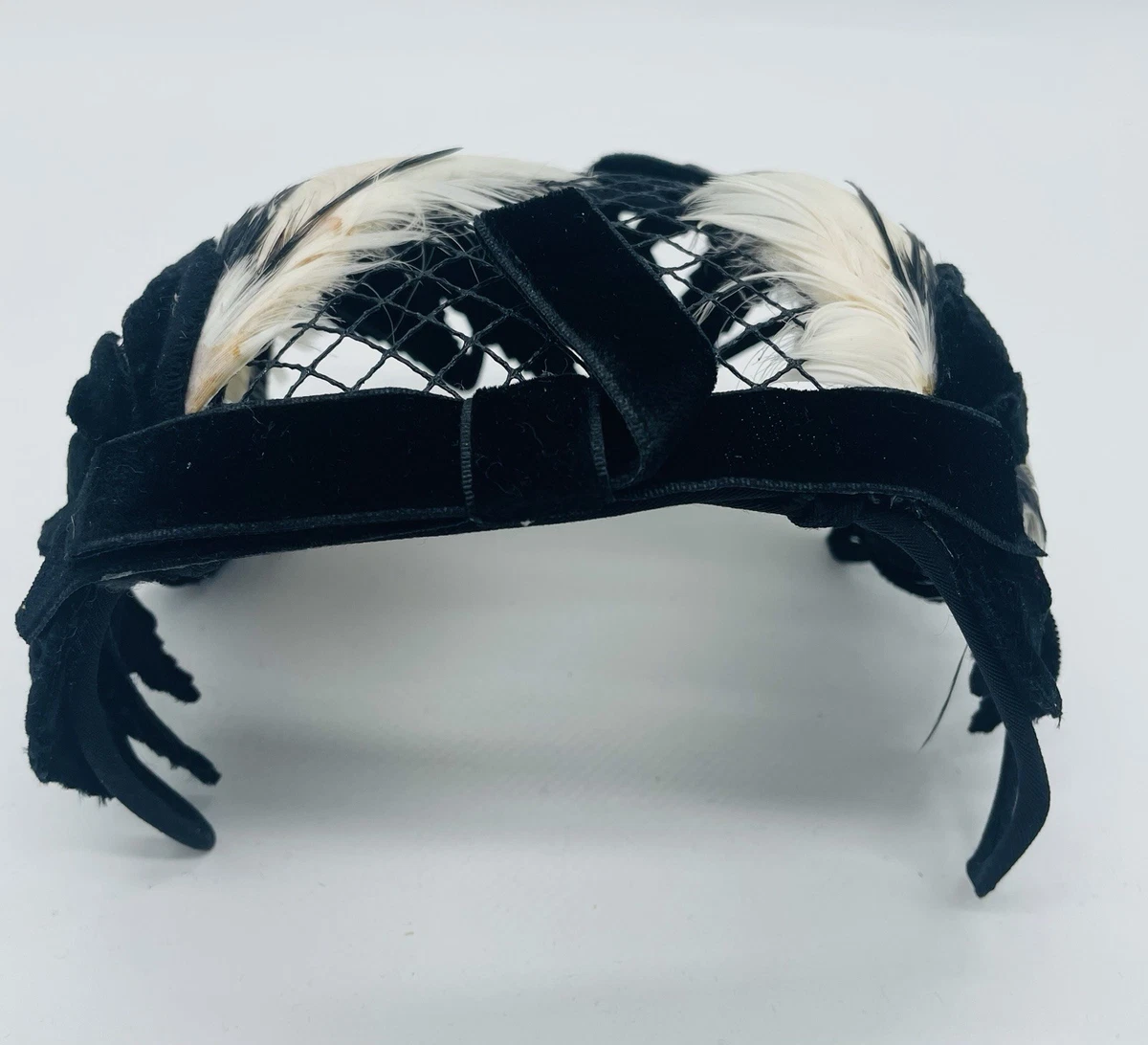 Skull Cap Black Velvet Vintage Hats for Women for sale | eBay