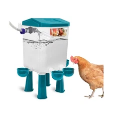 Lilyang Float-Controlled Automatic Chicken Waterer for Continuo... Fast USA SHIP