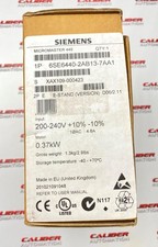 IEMCA KID SIEMENS 1P 6SE6440-2AB13-7AA1 Unità di frequenza variabile (unità demo)