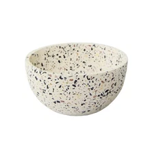 Flora Bunda 4.75 Inch Terrazzo Bowl Concrete Stoneware