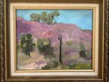 Original Framed Landscape Oil Painting 8”x10” Signed 