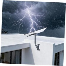 Starlink Mount Gen 3 Pole and Roof Mount   Heavy Duty Adjustable Bracket Black